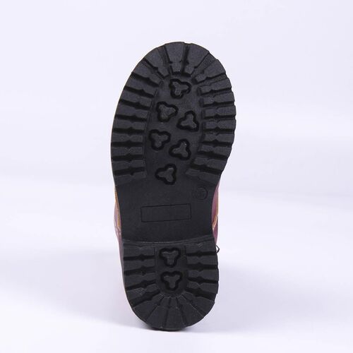 Zapatos botas casual con cremallera lateral de Minnie Mouse (st12)