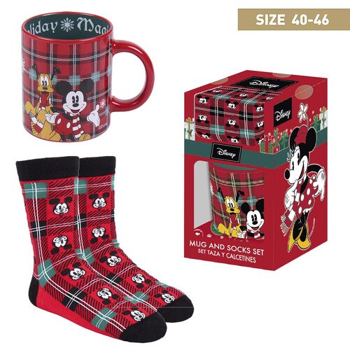 Set regalo taza y calcetn de Mickey Mouse