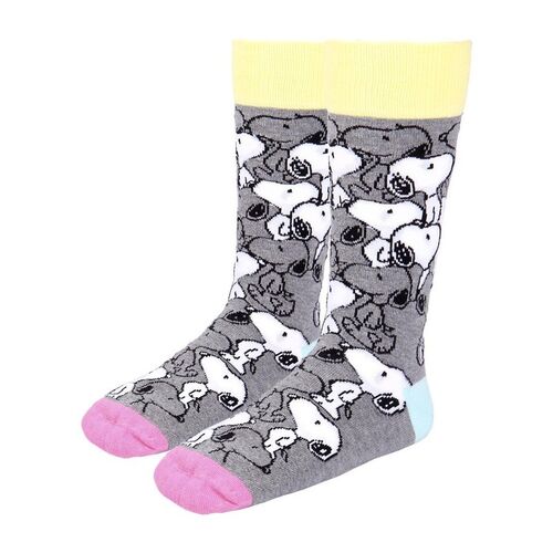 Pack 3 calcetines en caja regalo de Snoopy |CDRD|