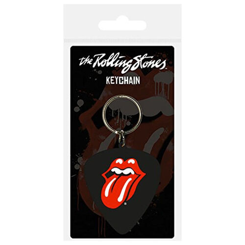 Llavero goma con forma de pa The Rolling Stones