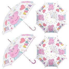 Paraguas transparente 46cm de Peppa Pig