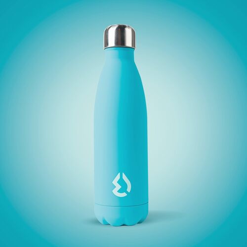 Botella cantimplora termo de acero inox 500ml de Water Revolution 'Azul Turquesa'