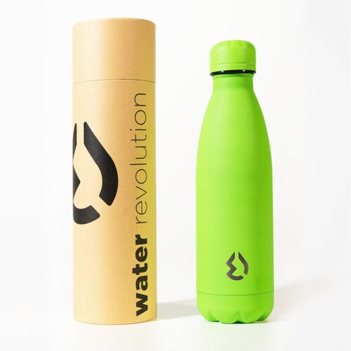 Botella cantimplora termo de acero inox 500ml de Water Revolution 'Verde'