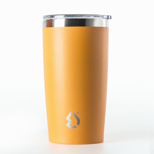 Water Revolution 540ml stainless steel thermos tumbler with lid 'Orange'