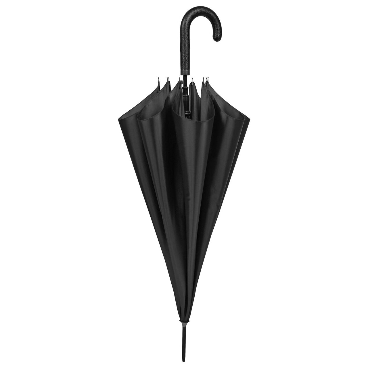 Paraguas Perletti hombre 61cm automatico negro con funda (12/60)