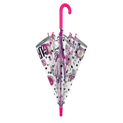 Paraguas Perletti nia 45cm automatico transparente con reflectante Girls (6/36)