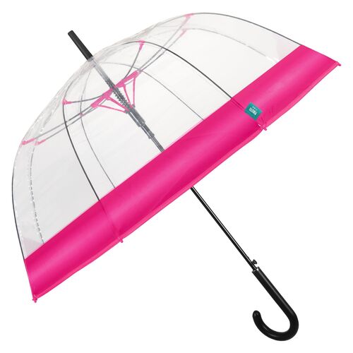 Paraguas Perletti mujer 61cm automatico POE banda color surtido (6/36)