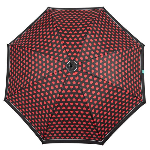 Paraguas Perletti mujer 61cm automatico asa en forma corazon (6/36)