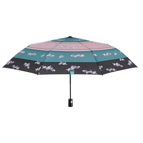 Paraguas Perletti mujer Mini 54cm automatico topos-flores (6/36)