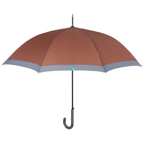 Paraguas Perletti mujer 61cm automatico liso borde colores (6/36)