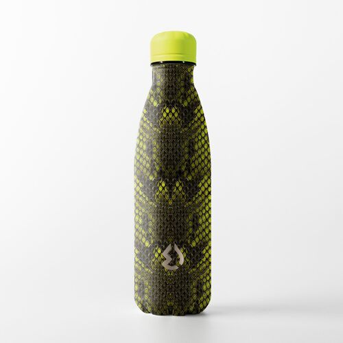 Botella cantimplora termo de acero inox 500ml de Water Revolution 'Snake'