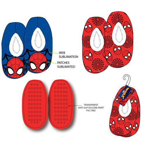 Zapatillas pantuflas de casa de Spiderman