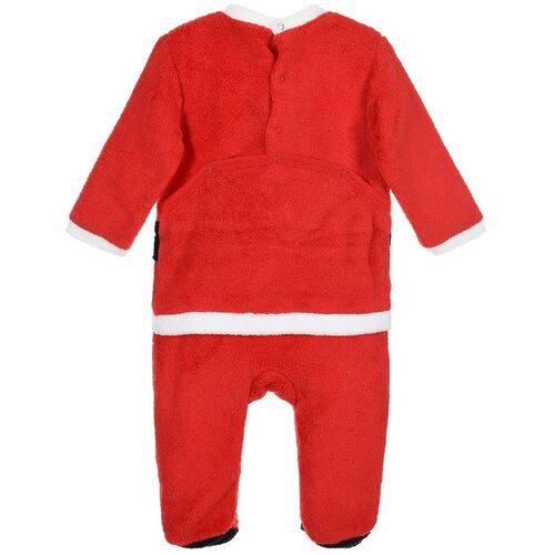 Pijama pelele para bebe con coralina navidad de Mickey Mouse