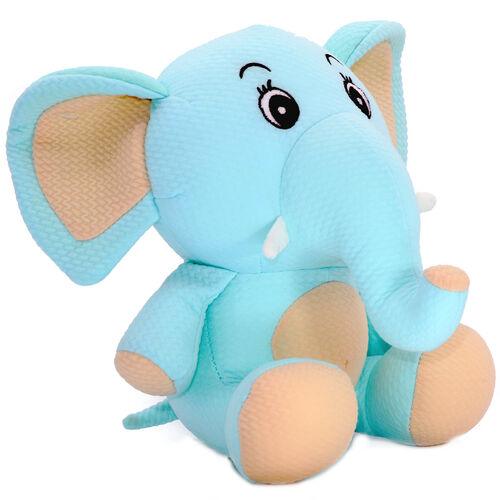 Peluche bebe elefante azul
