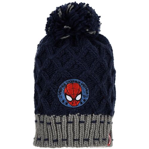 Wool beanie with Spiderman pompom