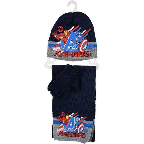 Conjunto de bufanda, guantes y gorro de punto de Avengers
