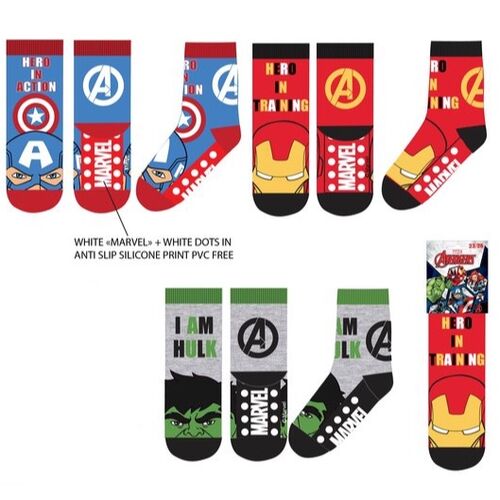 Calcetines antideslizantes de Avengers