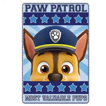 Manta polar 100x150cm de Paw Patrol La Patrulla Canina