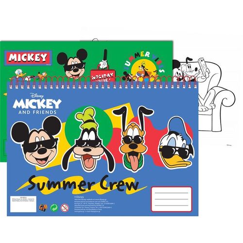 Cuaderno block de notas de Mickey Mouse