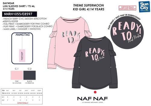 Camiseta manga larga de Naf Naf