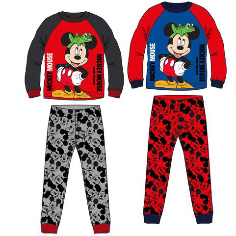 Pijama manga larga algodn de Mickey Mouse