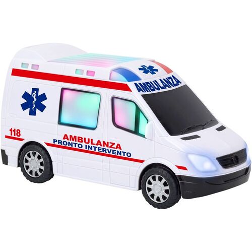 Ambulancia con luz y sonido