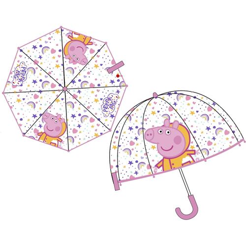 Peppa Pig Automatic Transparent Bubble Umbrella
