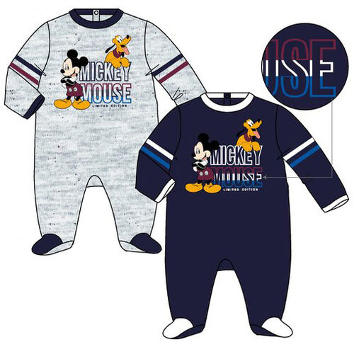 Pijama pelele para beb de Mickey Mouse