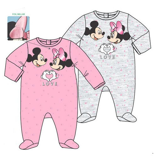 Pijama pelele para beb de Minnie Mouse