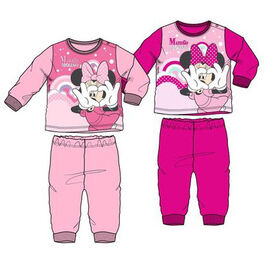 Pijama manga larga micropolar para bebé de Minnie Mouse