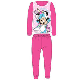 Pijama coralina niña 220gr full print de Minnie Mouse