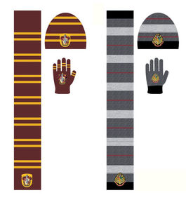 Set invierno con gorro, bufande y guantes de Harry Potter
