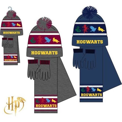 Set gorro, bufanda y guantes de Harry Potter