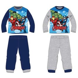 Pijama manga larga algodón de Avengers