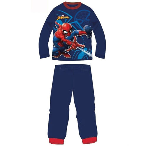Pijama algodn manga larga de Spiderman