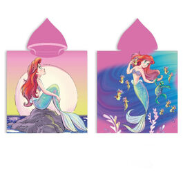 Poncho toalla playa microfibra 50x100cm de Princesas Ariel