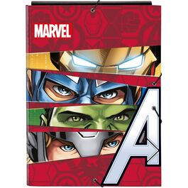 En oferta - Carpeta gomas folio 3 solapas de Avengers 'infinity'