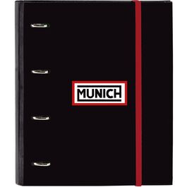 Carpeta 4 anillas 35mm con recambios de Munich 'deep night'