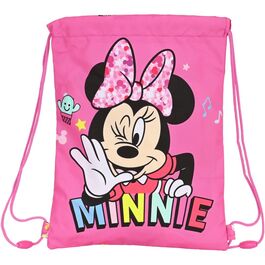 Bolsa cordones saco plano junior de Minnie Mouse 'lucky'