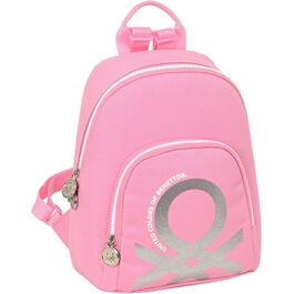 PROMOCION AGENDA GRATIS - Mini mochila 30cm de Benetton 'flamingo pink'