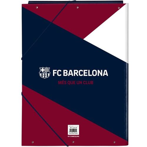 En oferta - Carpeta gomas folio 3 solapas de FC Barcelona 2022 'corporativa'