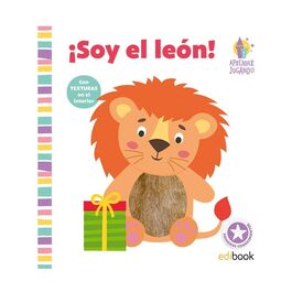 Imagiland aprender jugando libro con texturas '¡soy el león!' 18x18cm y tapa dura