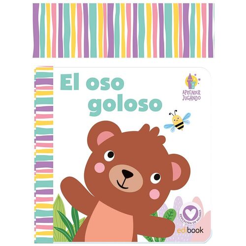 Imagiland aprender jugando libro bao blandito para la baera 'el oso goloso' 18x18cm