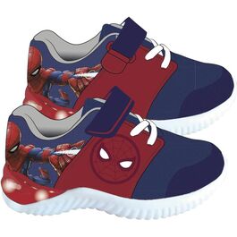 Zapato deportivo suela ligera con luces de Spiderman
