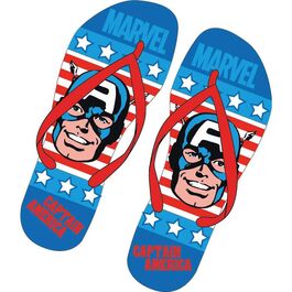 Chancla flip flop playa de Avengers Capitan America