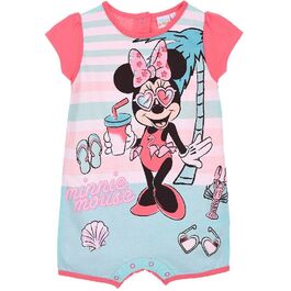 Mono body algodón manga corta para bebe de Minnie Mouse