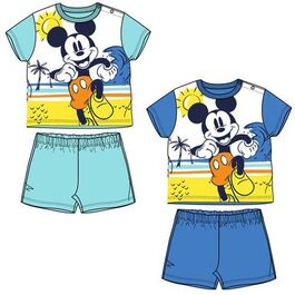 Pijama corto algodón para bebe de Mickey Mouse