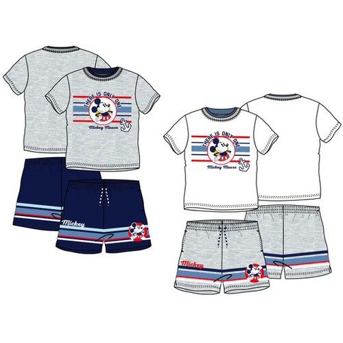 Mickey Mouse organic cotton short sleeve t-shirt and pants set