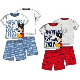 Pijama algodón manga corta de Mickey Mouse