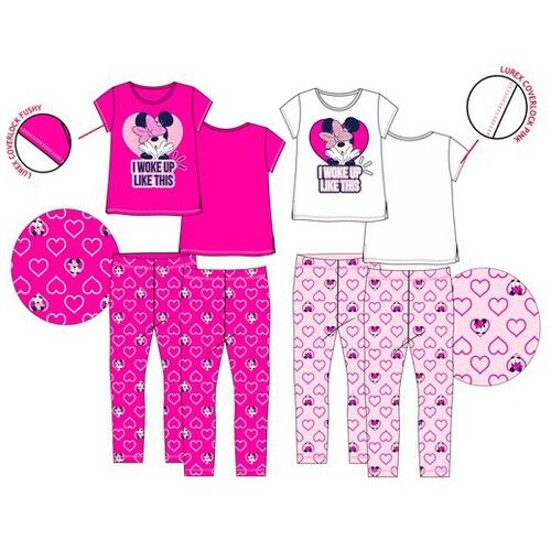 Pijama algodn manga corta de Minnie Mouse
